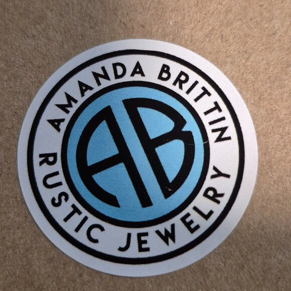 Amanda Brittin Leather cord and SS Necklace.  17 Inches. - Picture 8 of 9